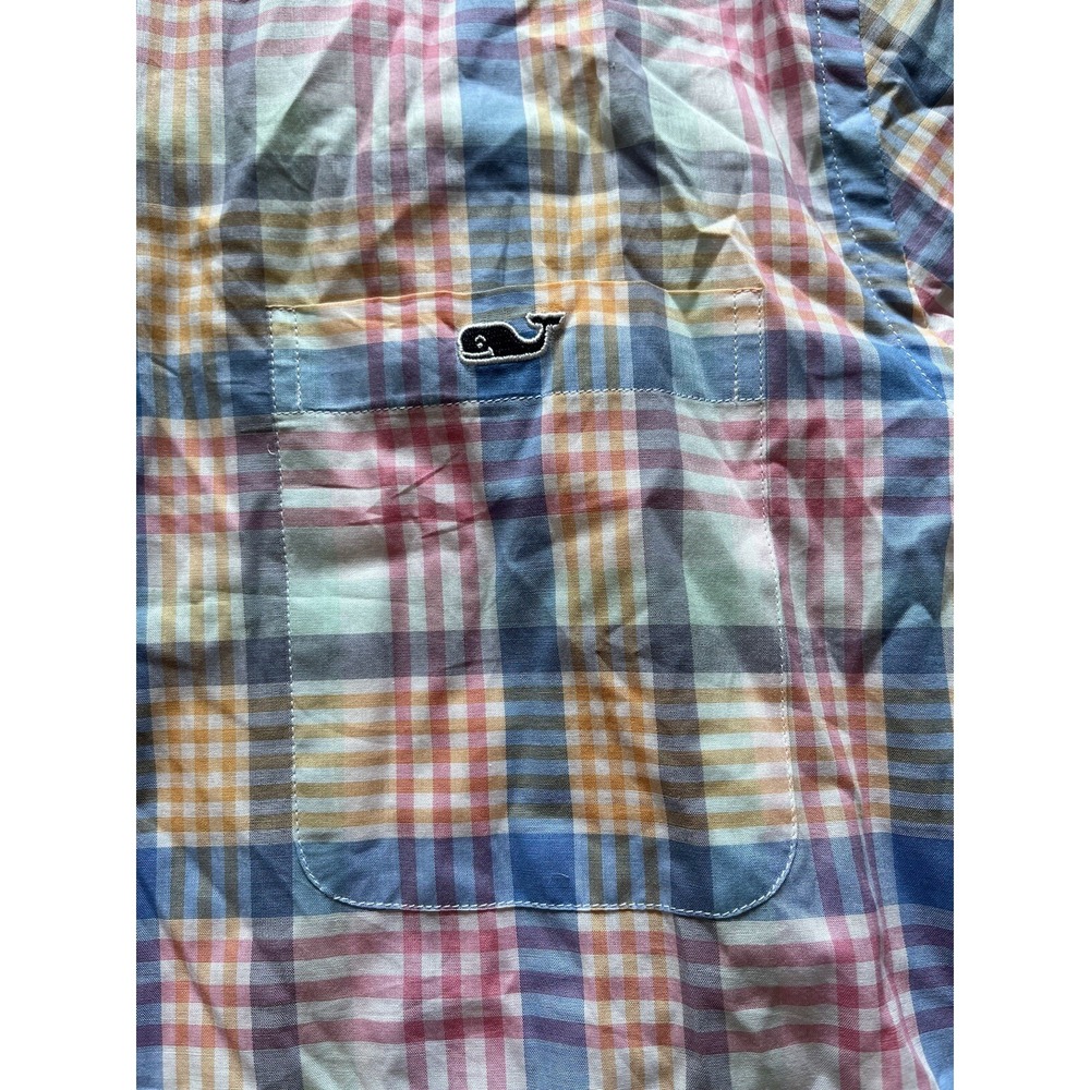 Vineyard Vines Slim Fit Tucker Shirt - Multicolor Plaid - Medium - Picture 4 of 7